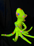 Yellow Blacklight Octopus
