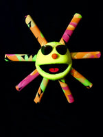blacklight sun puppet with sunglasses