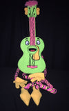 walk about green guitar puppet blacklight