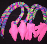 blacklight arms and legs for banjo prop