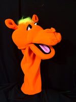 Blacklight Camel puppet
