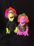 blacklight half body puzzle puppet