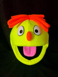 Large puppet head yellow