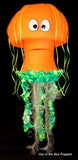 blacklight orange jellyfish puppet