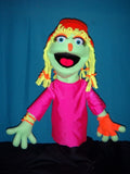 blacklight jules puppet green skater chick