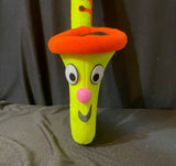 blacklight saxophone prop face