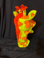 Blacklight puppet giraffe 