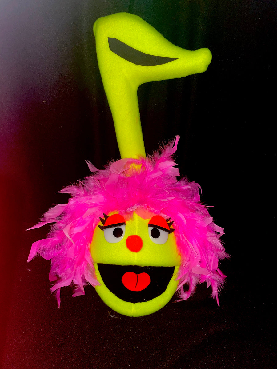 Blacklight Music Note Puppet Combo-Female – Out of the Box Puppets