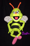 blacklight bee puppet Bodhi