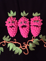 blacklight grape puppets