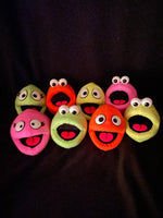 black light ball shape puppets