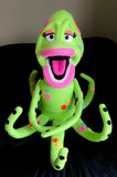 Green octopus Blacklight puppet 