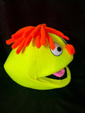 Yellow large puppet head