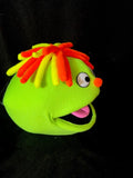 Green larger puppet head