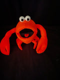 Orange crab puppet