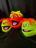Male puppet heads