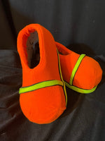 Blacklight orange mascot shoes