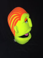 blacklight just a head cowboy puppet side view