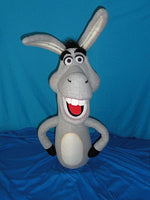 grey donkey puppet