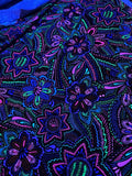 Paisley Dream blacklight fabric