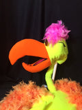 blacklight flamingo frank puppet walk about 