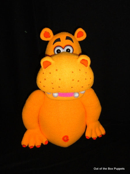 blacklight hippo puppet peach