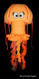 blacklight peach jellyfish puppet