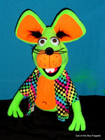 Blacklight Lemuel Mouse puppet
