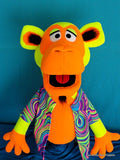 Blacklight Monkey puppet Wayne