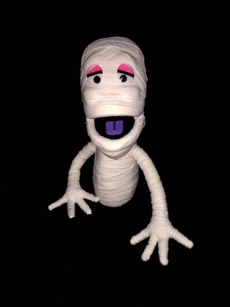 blacklight mummy puppet