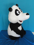 black and white panda puppet