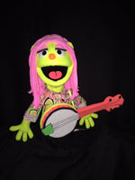 blacklight banjo puppet sized prop
