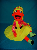 blacklight 50's style sandy lou puppet