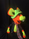 Blacklight T Mouse Puppet side view