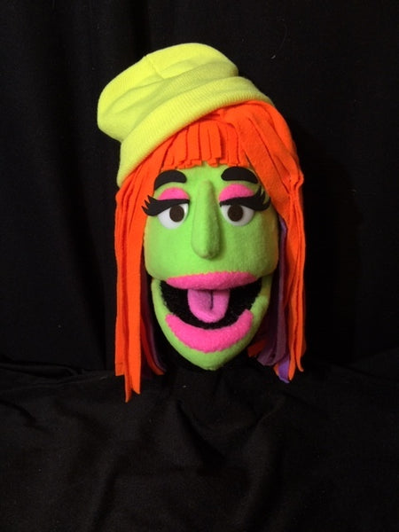 blacklight just a head Trina puppet 