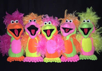 blacklight tweets bird puppets